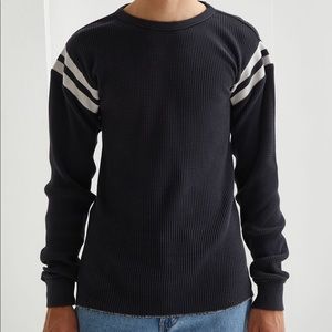 XL BDG Game Day Waffle Knit LS